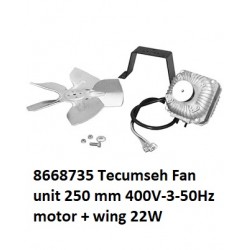 8668735 Tecumseh Lüftereinheit 250mm z 22W