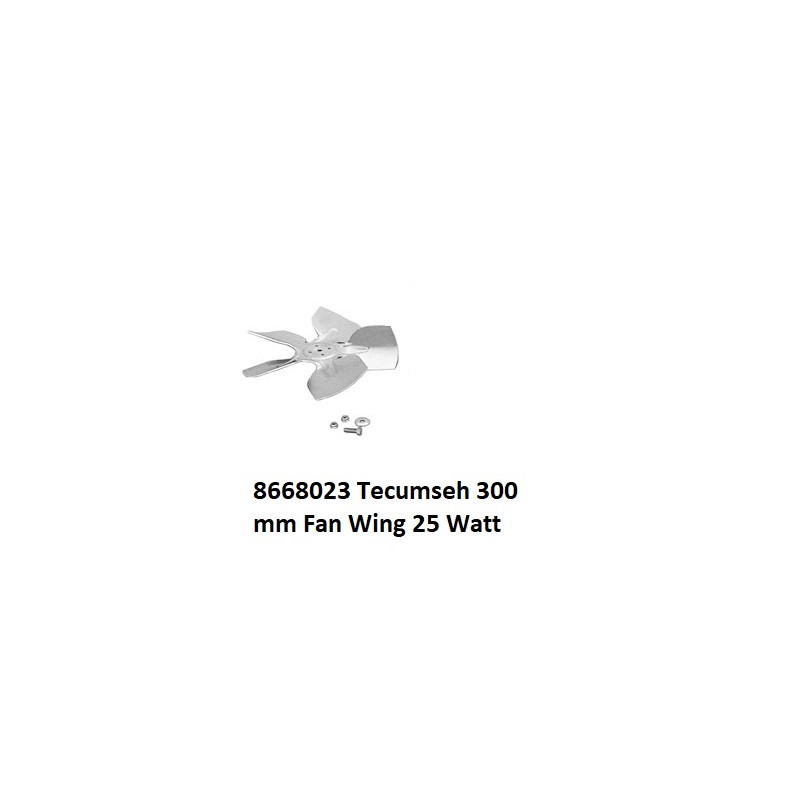 300 mm Tecumseh aile de ventilateur 25 watt 8668023