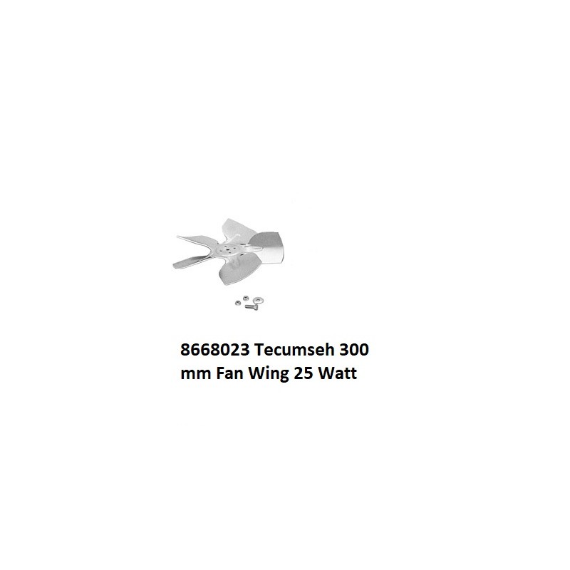 300 mm Tecumseh Ventilateur Wing, 25 watt