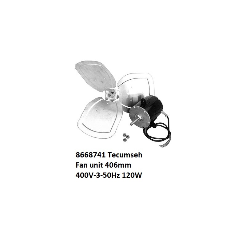 120 Watt Tecumseh ventilatoreenheid 220-1-50 TAHS / TFHS / CAHS / FHS 8668741