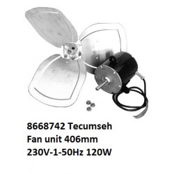 8668742 Tecumseh Fan unit  406 mm  120W  230V-1-50Hz