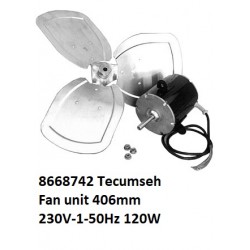 8668742 Tecumseh Lüftereinheit 406 mm 120W 230V-1-50Hz