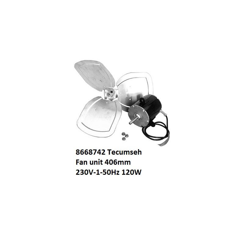 8668742 Tecumseh Lüftereinheit 406 mm 120W 230V-1-50Hz