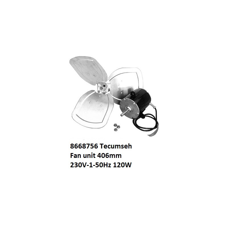 8668756 Tecumseh Lüftereinheit 406 mm 230-1-50Hz 120W