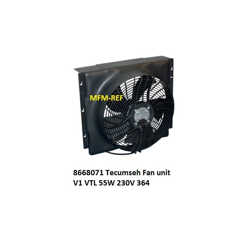 8 668 071 Tecumseh Unidade de ventilação V1 VTL 55W 230V 364