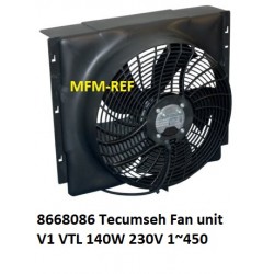 8 668 086 Tecumseh Unidade de ventilação V1 VTL 140W 230V 1~ 450