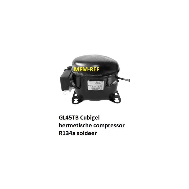 GL45TB Cubigel ACC compresor  MBP. Para frigorificos y congeladores.