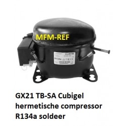 GX21TB R134a Cubigel compresseur hermétique commersial