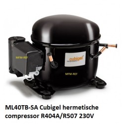 ML40TB Cubigel R404A / R507 hermetic compressor 1/6HP 230V