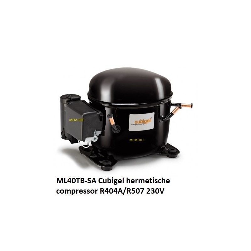 ML40TB-SA Cubigel R404A / R507 compressor ACC en Electrolux en Huayi 230V