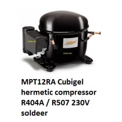 MP12TB Cubigel R404A / R507 hermetische compressor 3/8HP 230V MPT12RA
