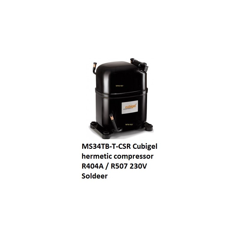 MS34TB-T-CSR Cubigel hermetische compressor 1.3/8HP 230V Huayi Barcelona