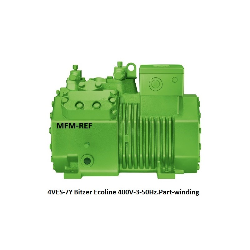 Bitzer 4VES-7Y Ecoline compressor voor  400V-3-50Hz. 40P  4VCS-6.2Y