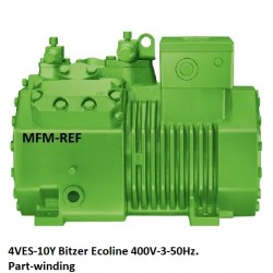 4VES-10Y Bitzer Ecoline compresor para 400V-3-50Hz. Part-winding