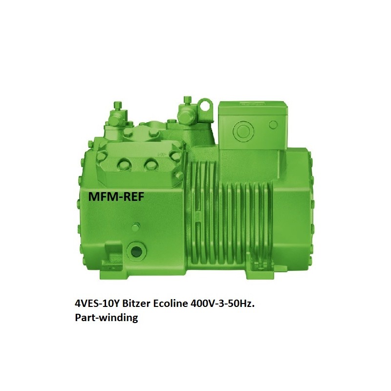 Bitzer 4VES-10Y Ecoline compressor for 400V-3-50Hz. 40P 4VCS-10.2Y