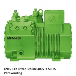 Bitzer 4NES-14Y Ecoline compresor 400V-3-50Hz. Part-windingz 4NCS-12.2Y