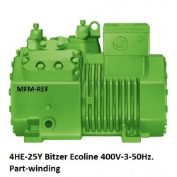 Bitzer 4HE-25Y-40P Ecoline compressor for 400V-3-50Hz.Part-winding