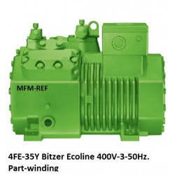 Bitzer 4FE-35Y Ecoline compressor voor 400V-3-50Hz.Part-winding 40P