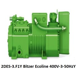Bitzer 2DES-3.F1Y Ecoline compressor voor R134a/ R513A/ R449A 400V-3-50Hz Y
