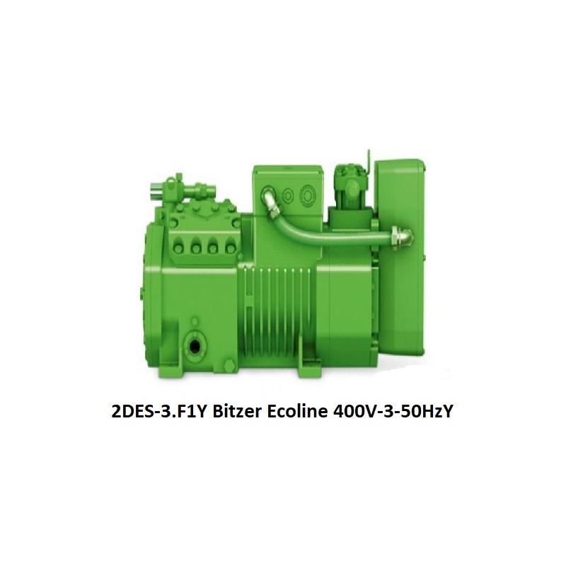 Bitzer 2DES-3.F1Y Ecoline compressor for R134a/ R513A/ R449A.400V-3-50Hz Y