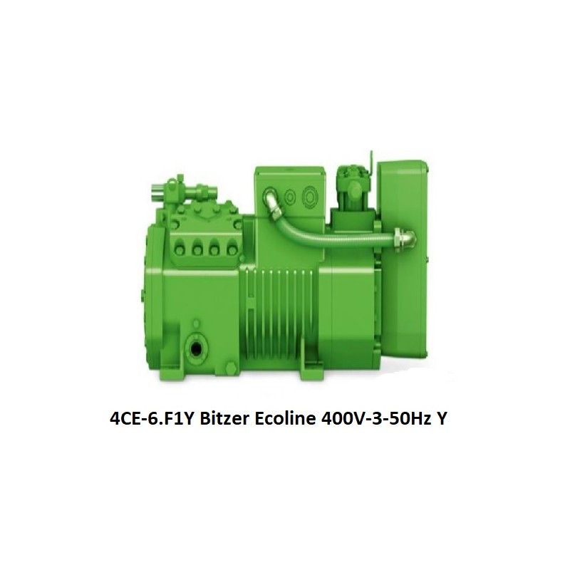 Bitzer 4CE-6.F1Y compressor Ecoline R134a/ R513A/ R449A, 400V-3-50Hz Y