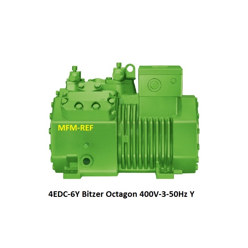 4EDC-6Y Bitzer Octagon compresor para R410A. 400V-3-50Hz Y