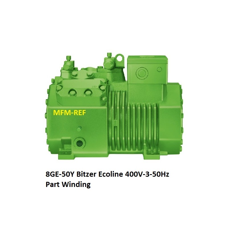 8GE-50Y Bitzer Ecoline compresseur pour 400V-3-50Hz (Part-winding 40P)