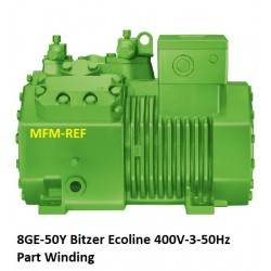 Bitzer 8GE-50Y - 8GC-502Y Ecoline compressor for refrigeration 400V-3-50Hz