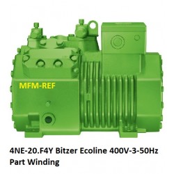 4NE-20F4Y Bitzer Ecoline compressor para R449A 400V-3-50Hz Part Winding