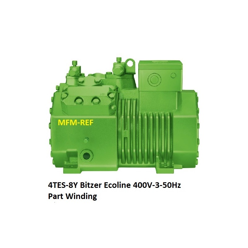 Bitzer 4TES-8Y Ecoline compressor voor R134a.400V-3-50Hz Part Winding