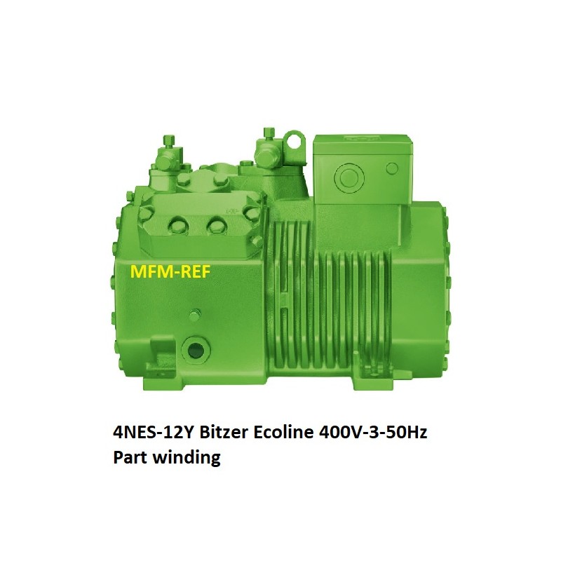 Bitzer 4NES-12Y Ecoline  compresor R134a. 400V-3-50Hz Y refrigeración