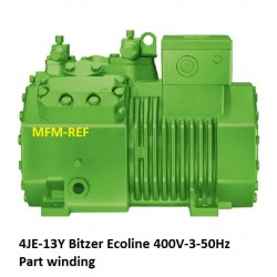 Bitzer 4JE-13Y Ecoline compresor R134a 400V-3-50Hz Part winding refrigeración