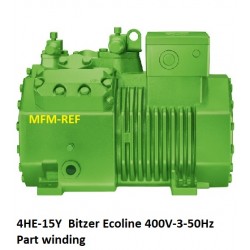 Bitzer 4HE-15Y Ecoline compressor for R134a 400V-3-50Hz Part winding