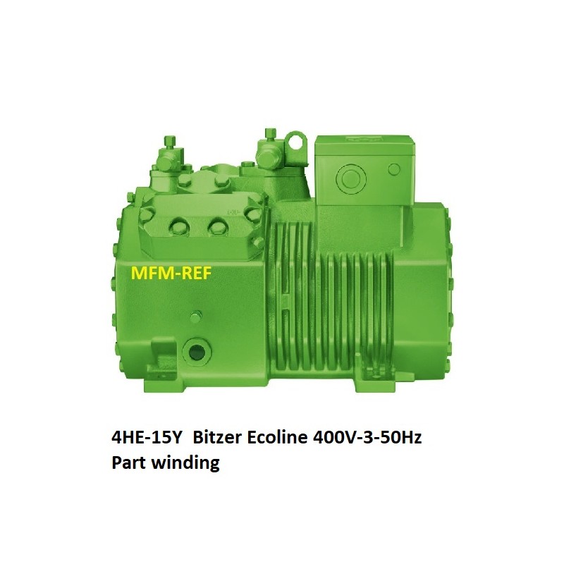 Bitzer 4HE-15Y Ecoline compresor para R134a 400V-3-50Hz Part winding