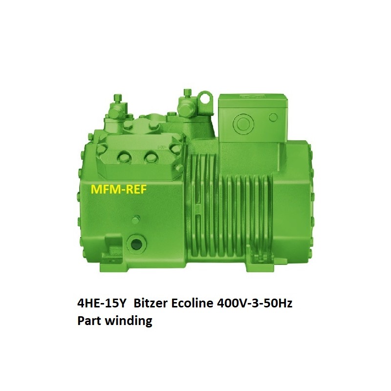 Bitzer 4HE-15Y Ecoline compressor voor R134a 400V-3-50Hz Part winding