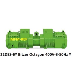 22DES-6 Bitzer tandem compressore Octagon 400V-3-50Hz Y