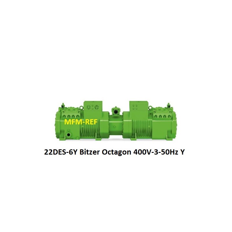 22DES-6 Bitzer tandem compressore Octagon 400V-3-50Hz Y