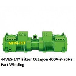 44VES-14Y Bitzer tandem compresor Octagon 400V-3-50Hz Part Winding