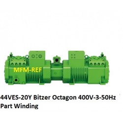 44VES-20Y Bitzer tandem compressore Octagon 400V-3-50Hz Part Winding