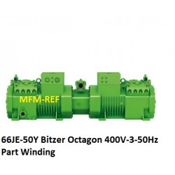 66JE-50Y Bitzer tandem compresseur Octagon 400V-3-50Hz Part-winding.