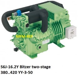 S6J-16.2Y Bitzer bi-étagé compresseur 380..420 YY-3-50
