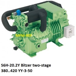 Bitzer S6H-20.2Y twee-traps compressor 380..420 YY-3-50