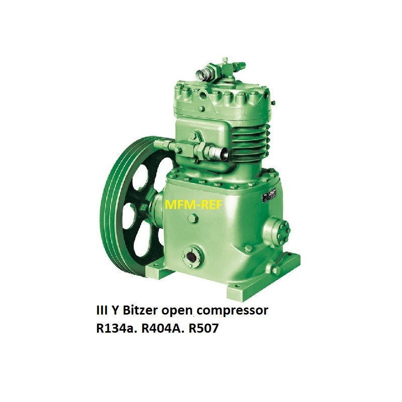 Bitzer III Y (W) open compressor for refrigeration R134a. R404A. R507