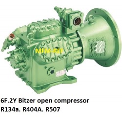6F2Y Bitzer abrir compresor para la refrigeración R134a. R404A. R507