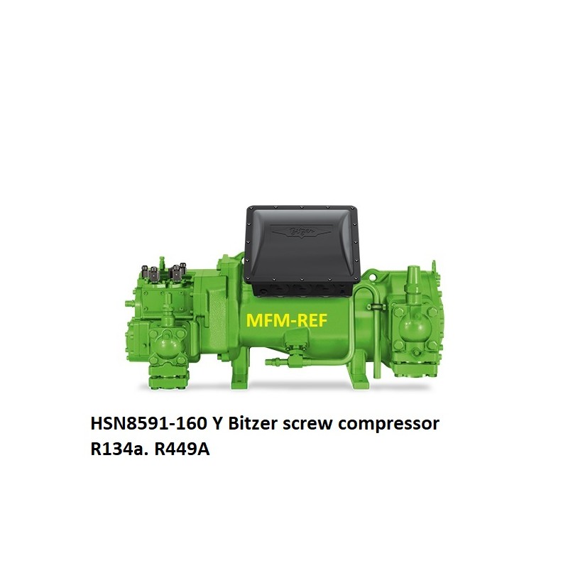 Bitzer HSN8591-160 screw compressor R134a. R404A. R507. R449A