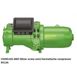 CSH95103-280Y Bitzer screw compressor for refrigeration R513A