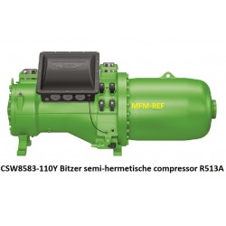 CSW8583-110Y Bitzer semi de compressor de parafuso hermético para R513A
