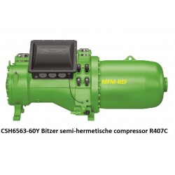 CSH6563-60Y-40P Bitzer compresor de tornillo para refrigeración R407C