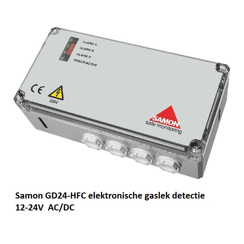 GD24-HFC Samon detección de fugas de gas electrónico 12-24V  AC/DC