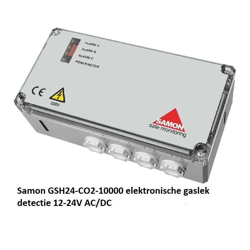 Samon GSH24-CO2-10000 detección de fugas gas electrónico 12-24V AC/DC